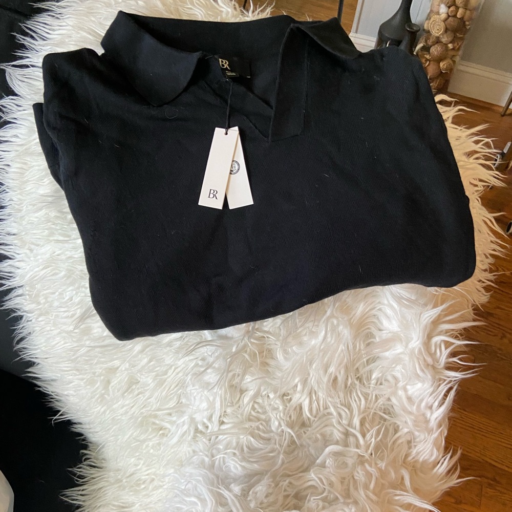 New with tag Black Polo Sweater by Banana Republic